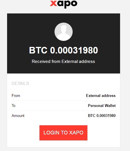 Main address. Кошелек Харо. Cryptonus. Xapo logo. Current Wallet amount.
