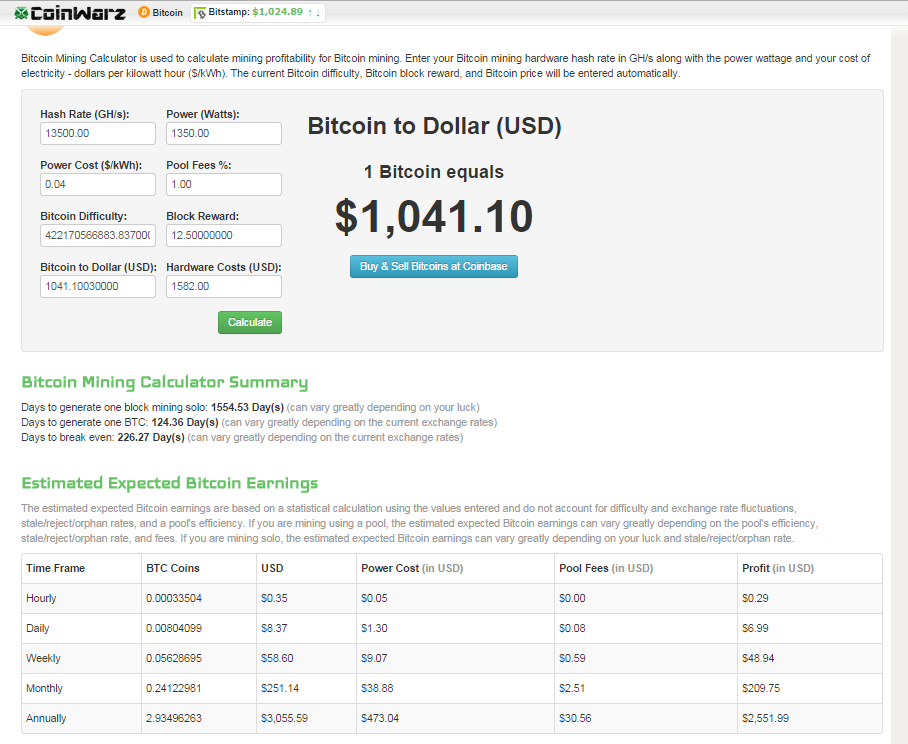 hashflare bitcoin mining calculator