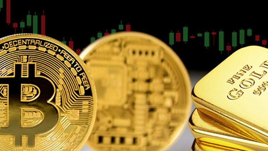 биткоин и золото