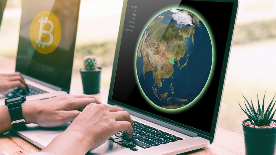 визуализация биткоина