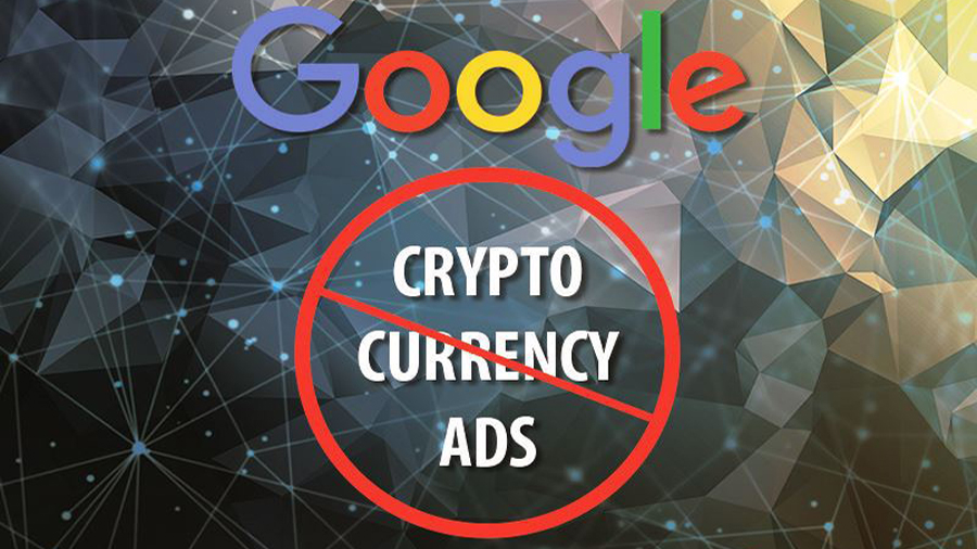Гугл запретил рекламу криптовалют