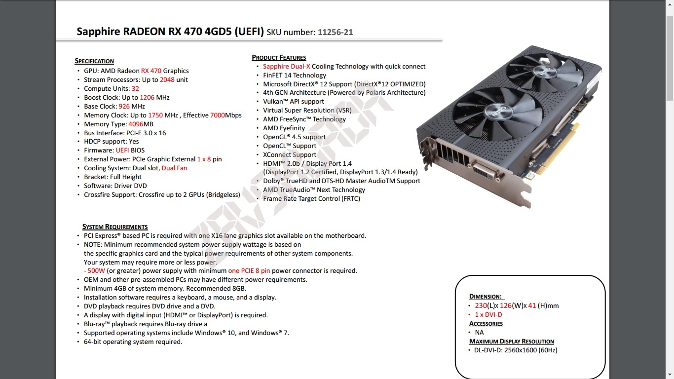 Схема radeon rx 580