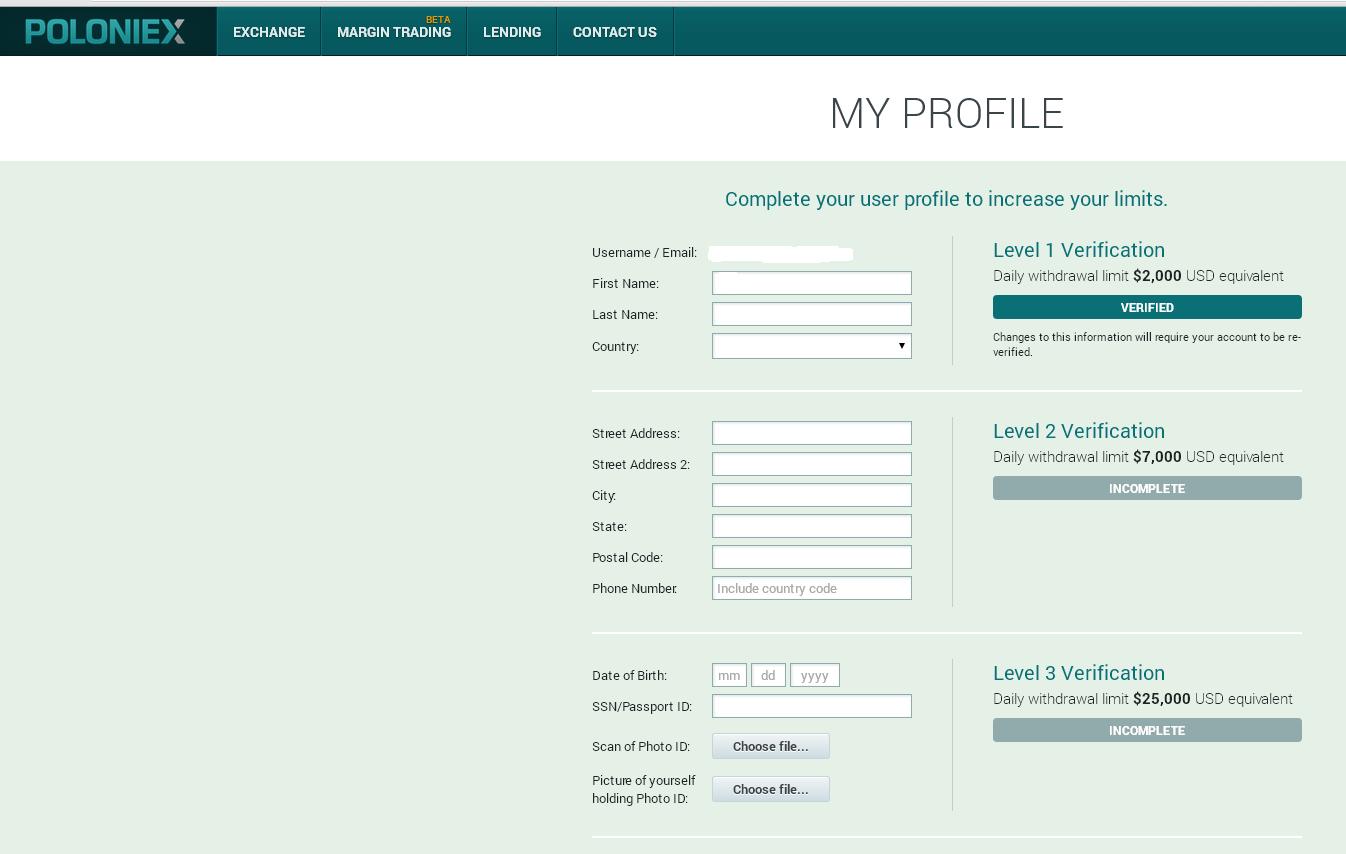 Complete profile. Poloniex меню. Верификация банковской карты полоникс. Complete your profile. Где адрес кошелька на полоникс.