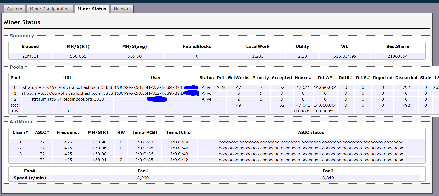 Stratum tcp