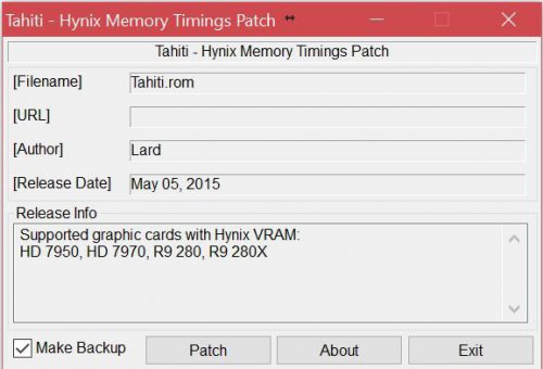 More information about "Tahiti - Hynix Memory Timings Patch"