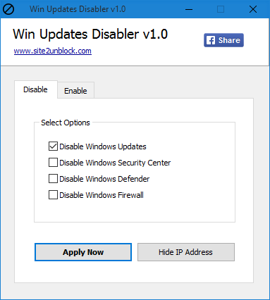 More information about "Win Updates Disabler"