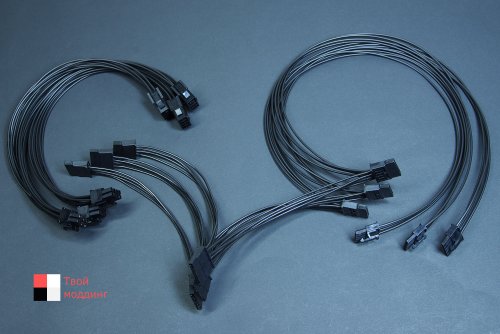 Удлинители PCIe и кабели SATA для питания периферии/рейзеров