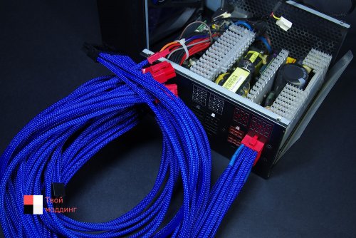 Оплетка кабелей блока питания Chieftec (оплетение кабелей блока питания