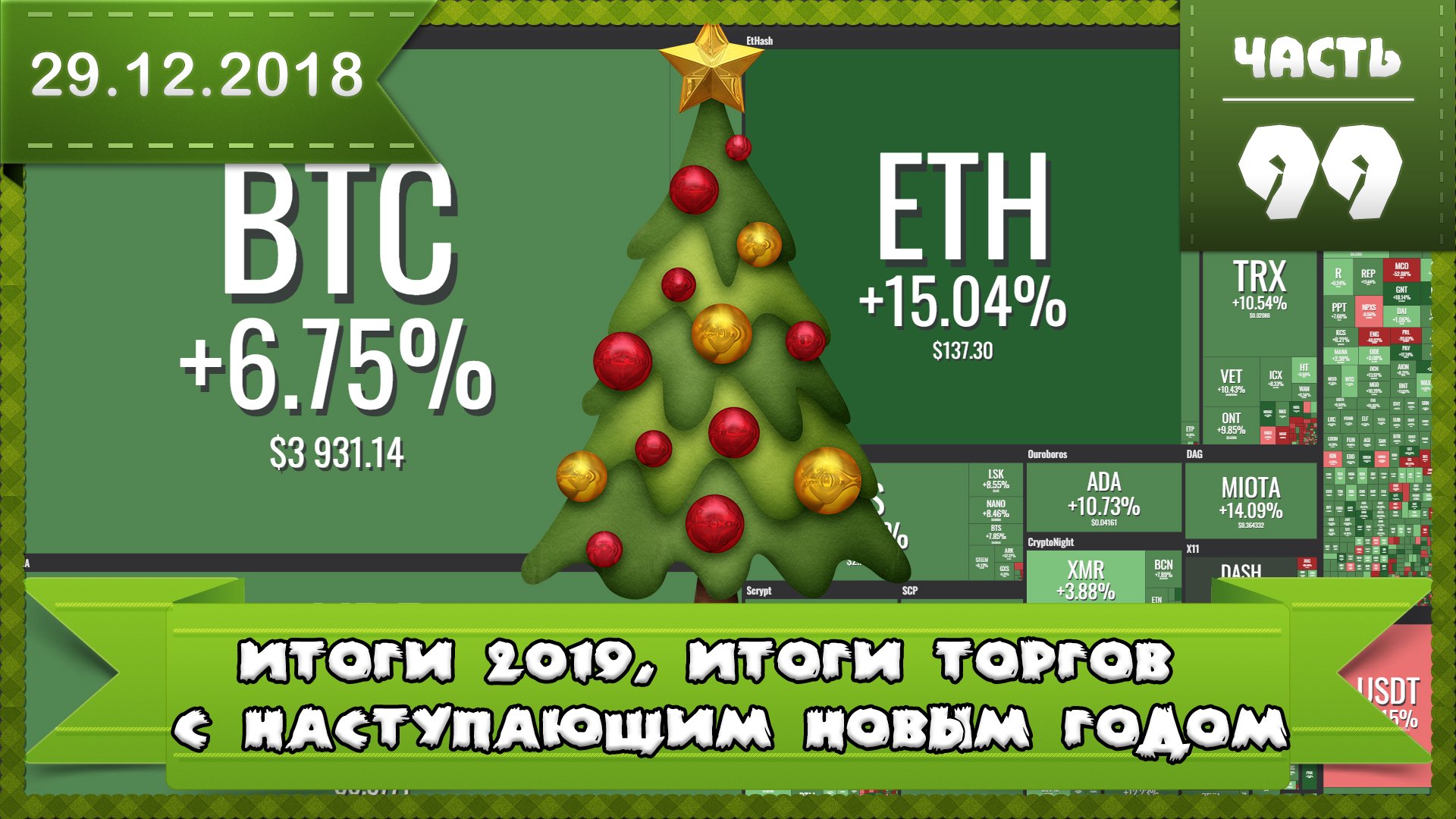 Итоги канала 2018 итоги трейдинга 2018 С наступающим новым годом 2019!!! Криптоновыйгод