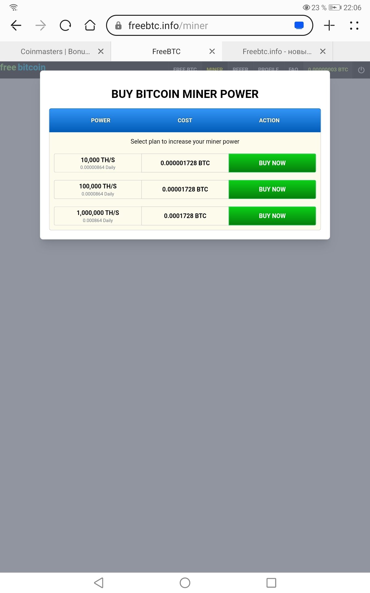 Freebtc.info - новый BTC кран с движком Freebitco - Краны, раздачи, фаусеты  - Биткоин форум