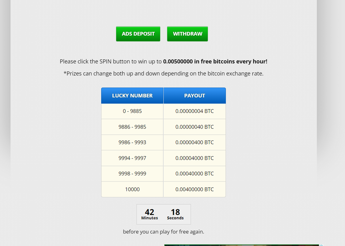 Free-Btc.org кран льет сатошика битка 4 в час + бонус 5 сат в 6 часов. есть  оферы и просмотр ссылок + майнинг - Краны, раздачи, фаусеты - Биткоин форум